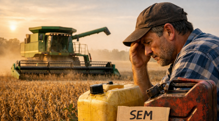 Aprosoja alerta para risco de falta de diesel no campo