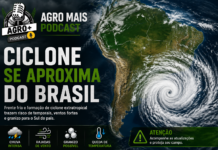 Ciclone e frente fria provocam chuva intensa no Sul do Brasil