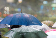 Outubro começa com frente fria, chuva forte, ventos e possibilidade de granizo